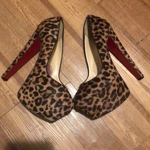 Christian louboutin Leopard shoes